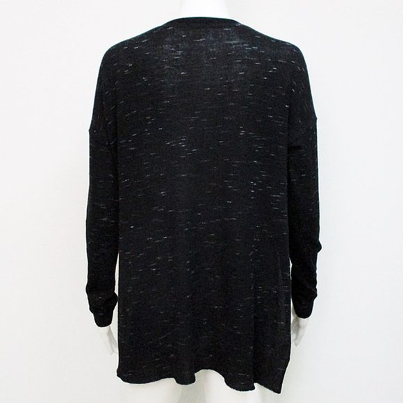 Wilfred Aritzia V Neck Asymmetrical Hem Sweater - Picture 4 of 6